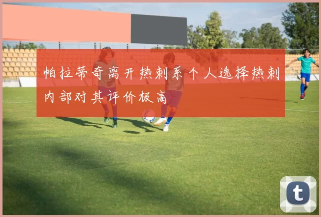 帕拉蒂奇离开热刺系个人选择热刺内部对其评价极高